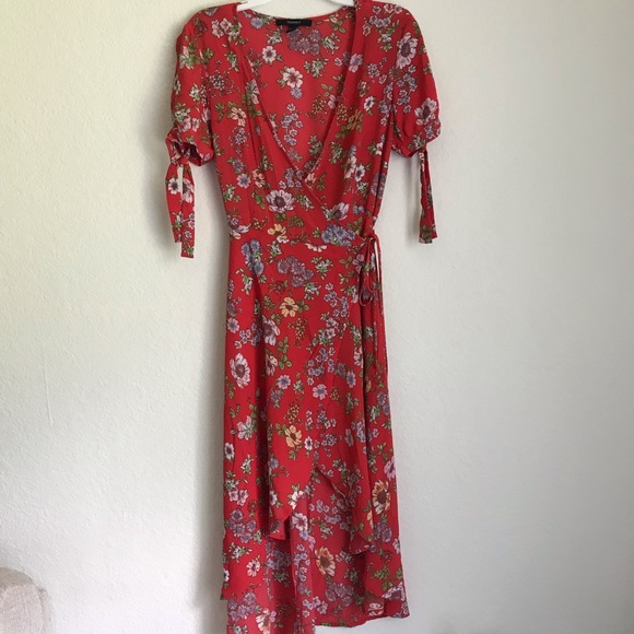 Floral Wrap Dress - Picture 3 of 5